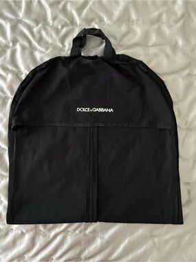 Dolce & Gabbana Black Garment Cover with Logo
